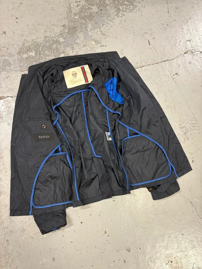 Gucci AW2008 Gucci Navy Field Multi-Pocket Nylon Jacket Size US M / EU 48-50 / 2 - 7 Thumbnail