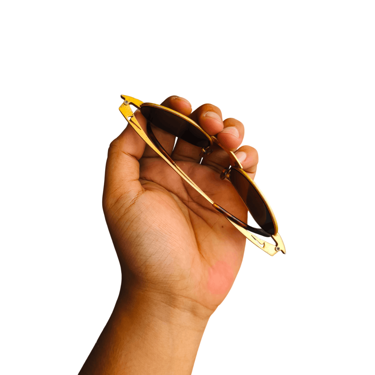 Nike Vintage Nike Gold Sunglasses Size ONE SIZE - 9 Thumbnail
