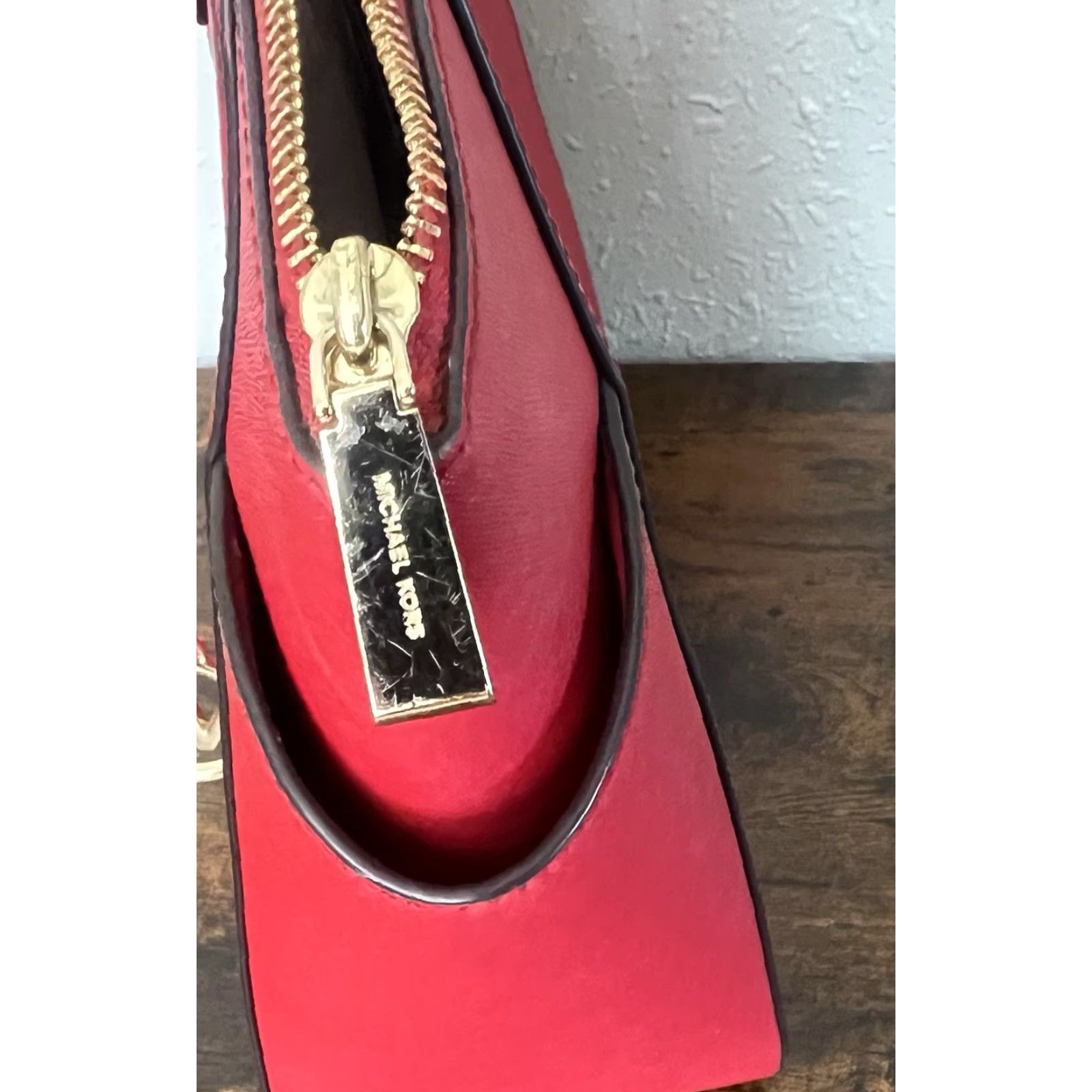 Michael Kors VINTAGE Michael Kors Marilyn Medium Saffiano Leather Tote Woman Red Bag Size ONE SIZE - 7 Thumbnail