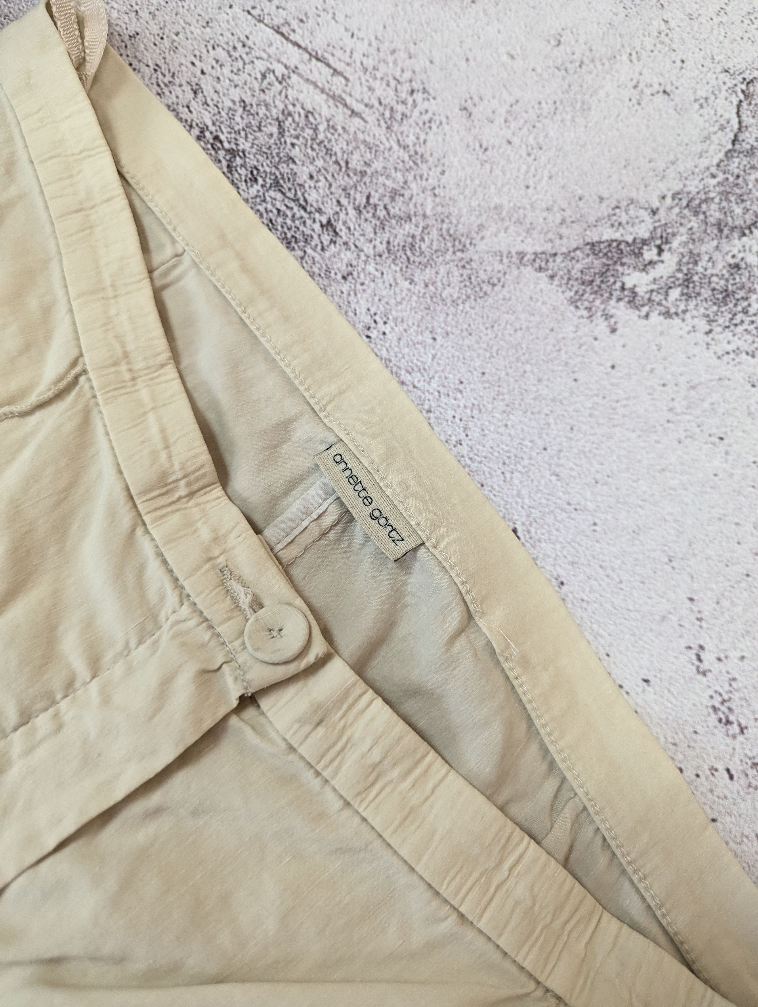 Annette Gortz Annette Gortz Minimal Linen Blend Pants 42 Size 31" - 8 Thumbnail
