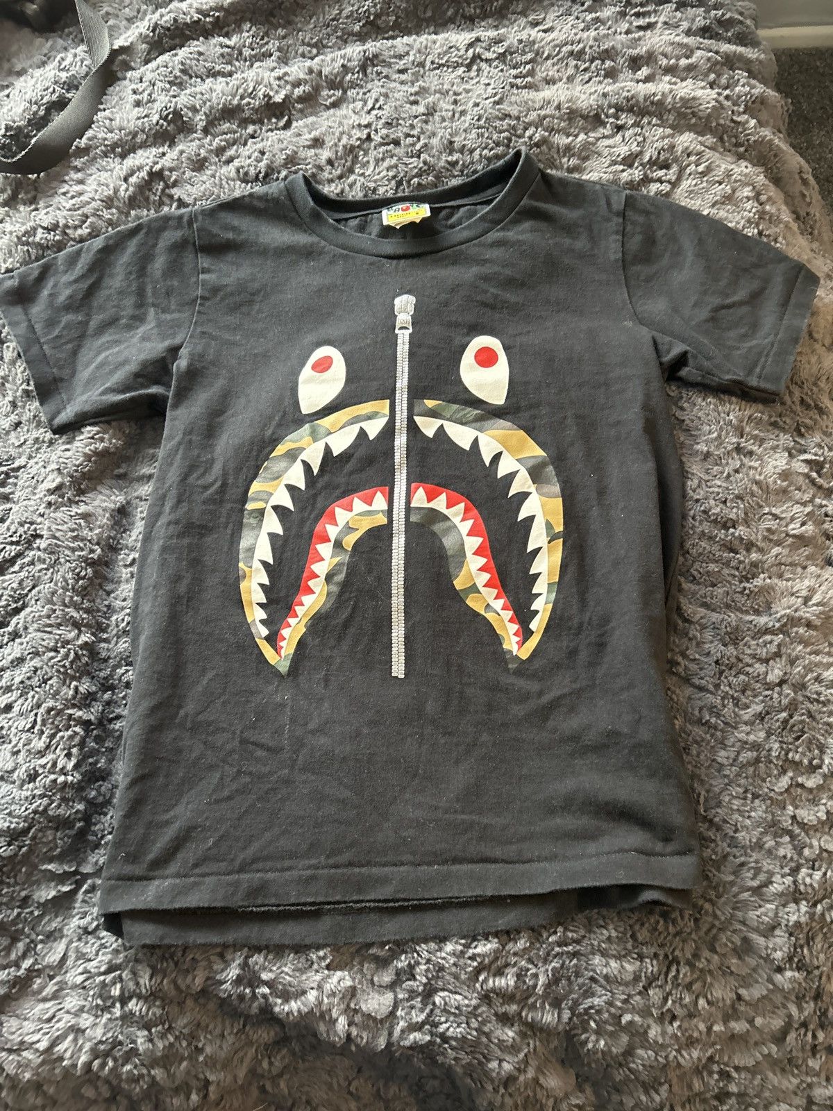 Bape Bape Zip Up Tee Size S / US 4 / IT 40 - 1 Thumbnail