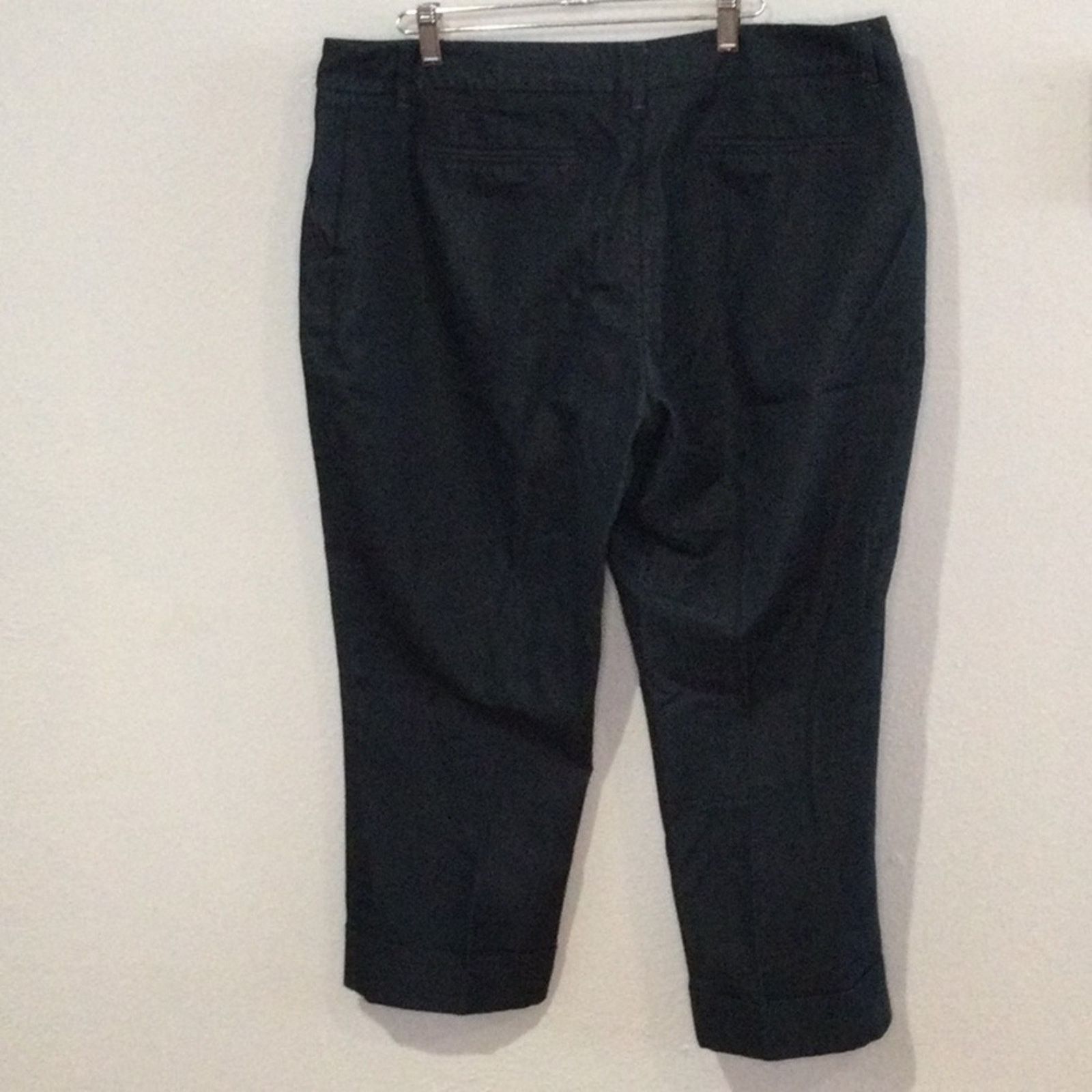 Mossimo Mossimo Stretch Fit 4 Navy Cuffed Mid Rise Dress Pant 18 Size 40" / US 18 - 4 Thumbnail