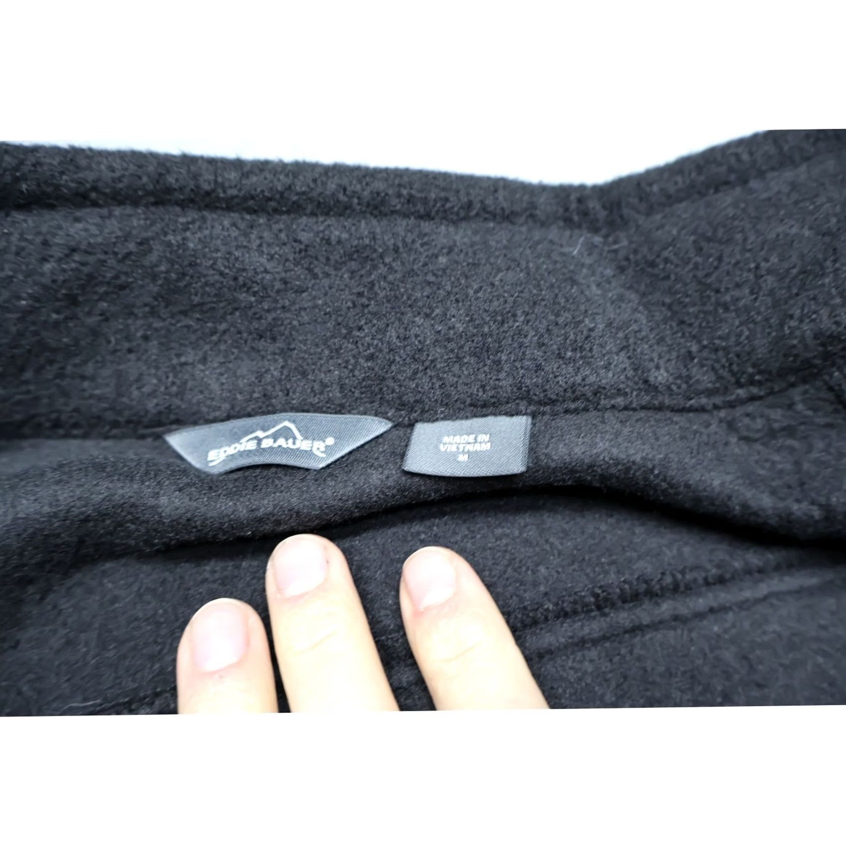 Eddie Bauer Eddie Bauer Vest Women Medium Black Full Zip Fleece Mock Neck Lightweight NEW Size M / US 6-8 / IT 42-44 - 5 Thumbnail