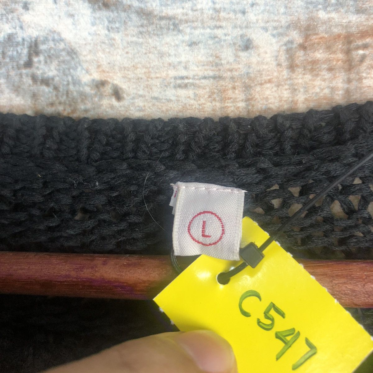 Vintage DL Uniqlo crochet Black Knitwear #C547 Size M / US 6-8 / IT 42-44 - 11 Thumbnail