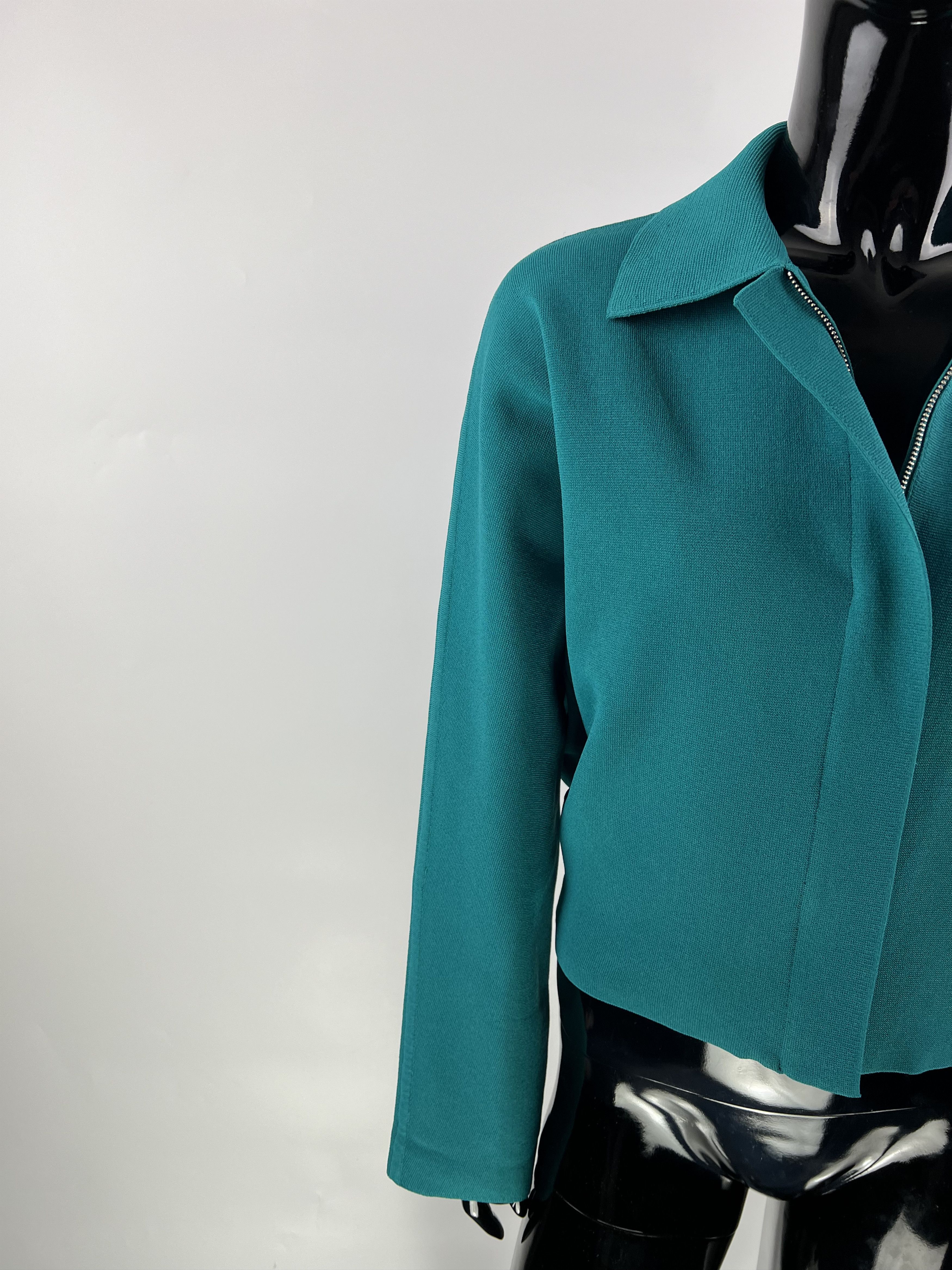 Cos COS Women's Turquoise Full Zip Jacket Size S Size S / US 4 / IT 40 - 5 Thumbnail