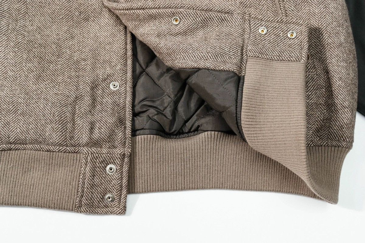 Nanamica × The North Face Purple Label Herringbone Tweed Varsity Jacket Beige Size US XL / EU 56 / 4 - 10 Thumbnail