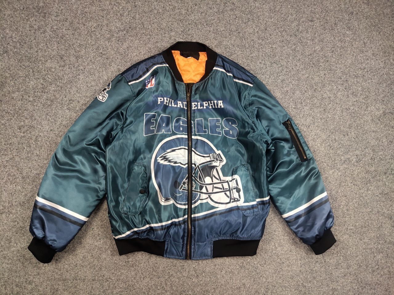 NFL Vintage NFL Philadelphia Eagles Champions Logo Bomber jacket Size US S / EU 44-46 / 1 - 10 Thumbnail