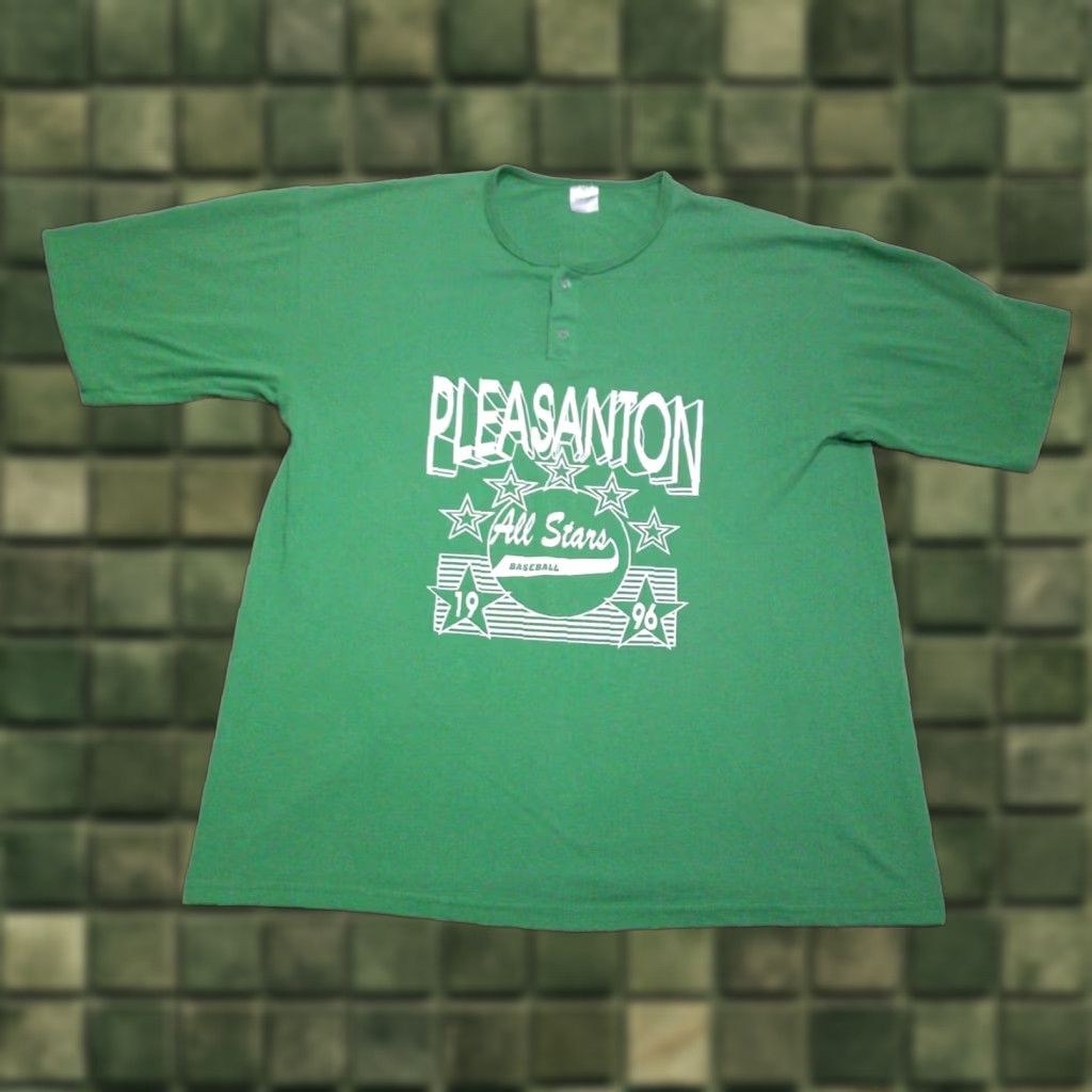 Augusta Sportswear VINTAGE Augusta Sportswear 90s Single Stitch Baseball T-Shirt Mens XL Green Shirt Mens XL Green 90s USA Baseball T-Shirt Size US XL / EU 56 / 4 - 1 Thumbnail