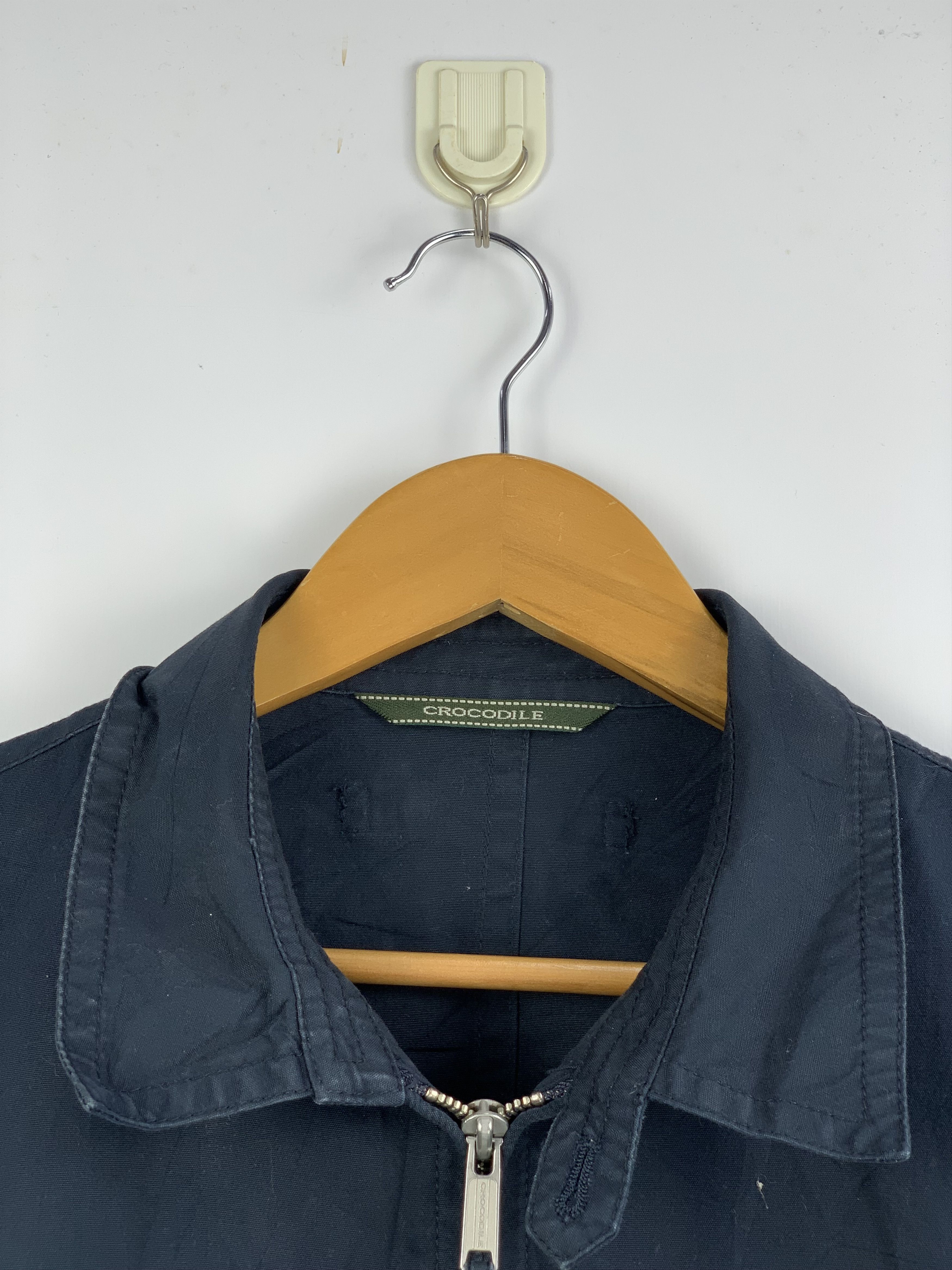 Japanese Brand Vintage 90s Crocodile Denim Jacket J1628 Size US L / EU 52-54 / 3 - 6 Thumbnail