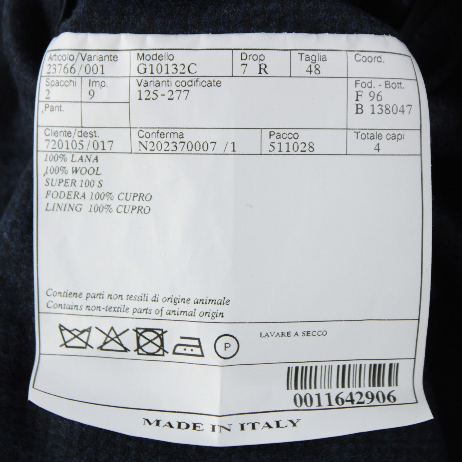 Belvest Belvest Sport Coat Size 38 Regular US in Blue Size 38R - 8 Thumbnail
