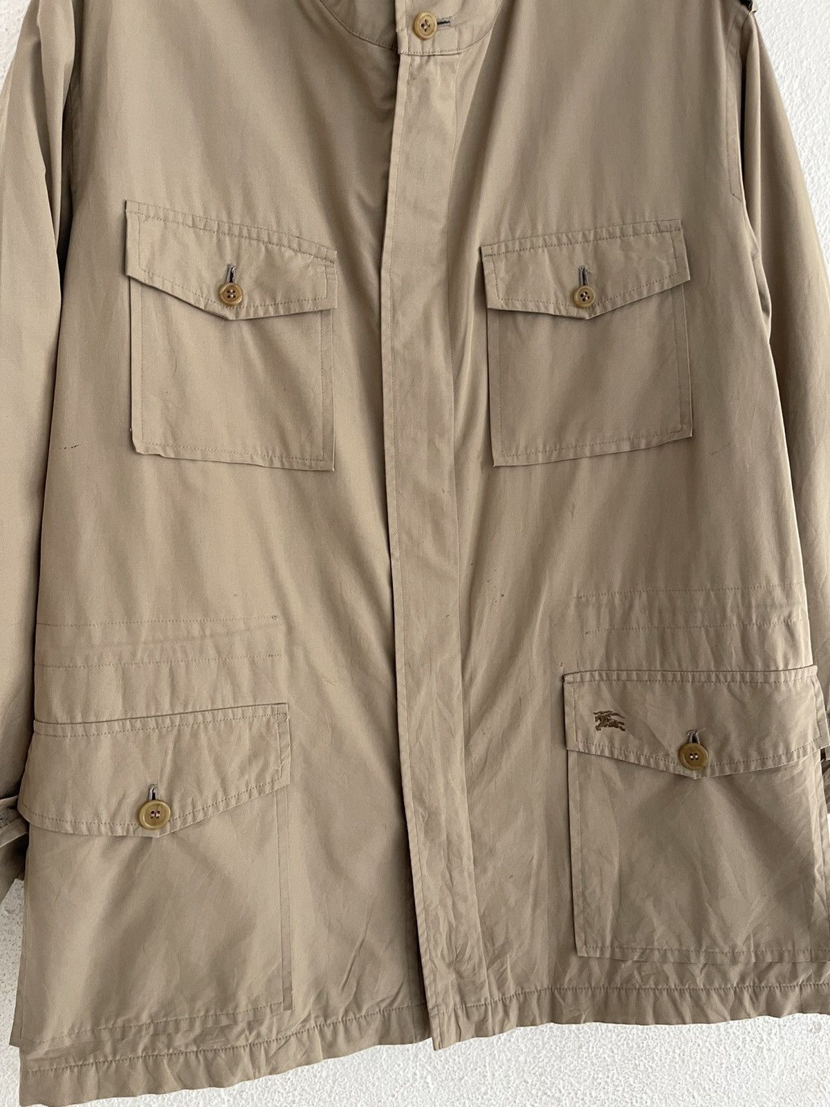 Burberry Vintage Burberrys Field Jacket Army Style Burberry Size US M / EU 48-50 / 2 - 3 Thumbnail