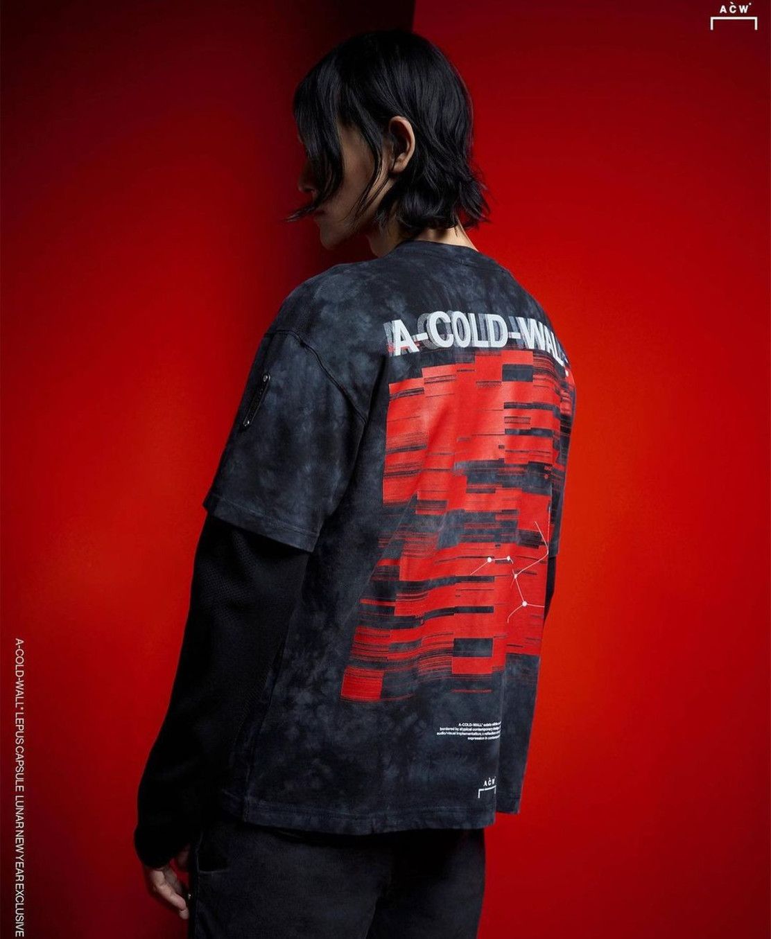 A-COLD-WALL* Black Tie-Dye Lunar New Year Logo Oversized T-Shirt Size US S / EU 44-46 / 1 - 3 Thumbnail