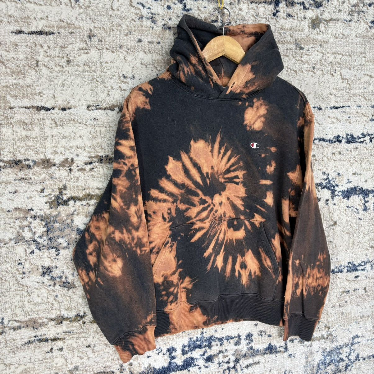 Champion Champion Tie Dye Embroidered Logo Sweatshirt Hoodie Size US L / EU 52-54 / 3 - 7 Thumbnail