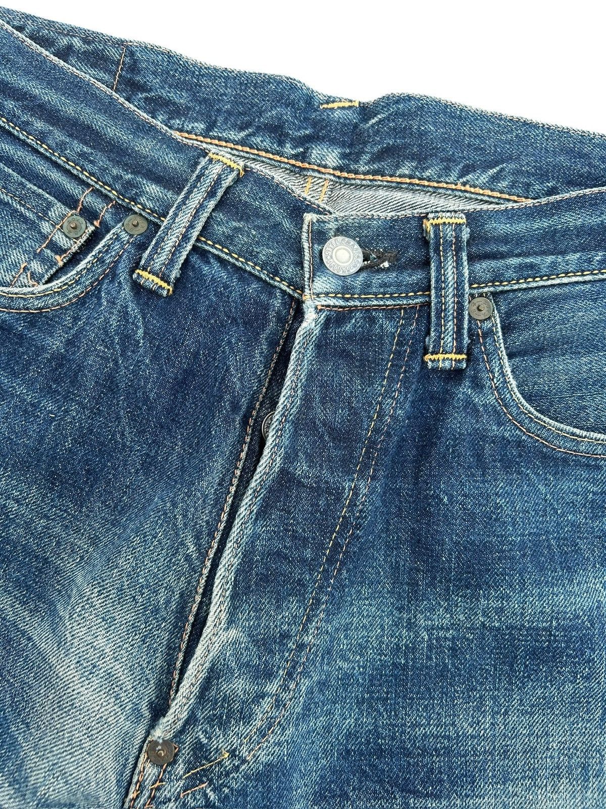 Kapital Vintage Evisu Selvedge No1 Special Distressed Denim Jeans Size US 28 / EU 44 - 10 Thumbnail