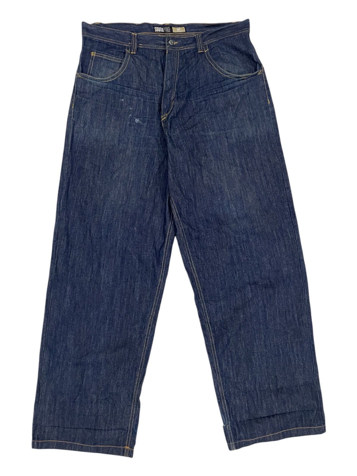 Fubu × JNCO × Southpole Y2K SouthPole Embroidery Pockets Super Baggy Jeans Denim Size US 40 / EU 56 - 4 Thumbnail