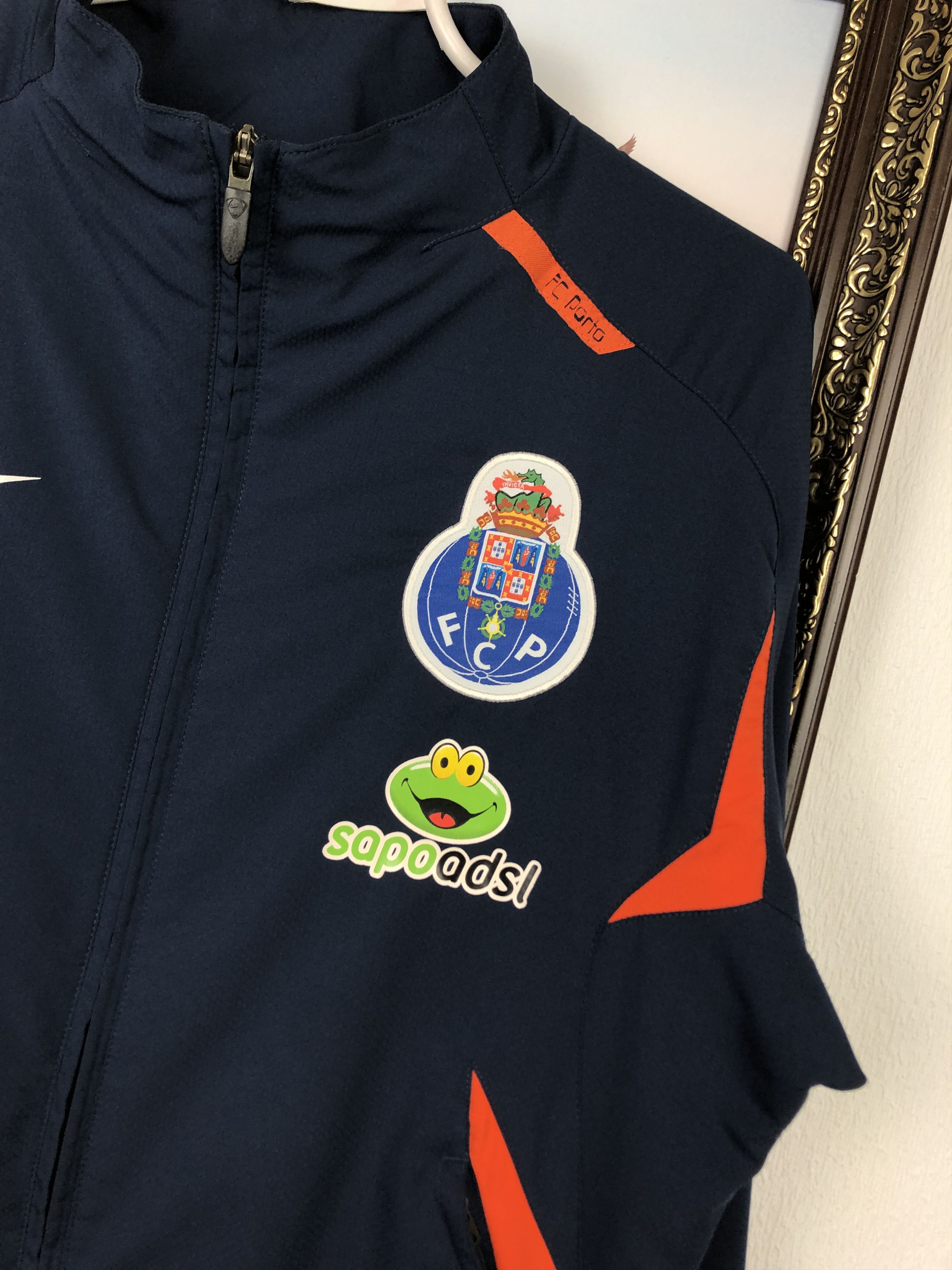 Nike × Vintage Vintage Nike FC Porto Football Jacket Soccer Track Top Blue Size US M / EU 48-50 / 2 - 3 Thumbnail