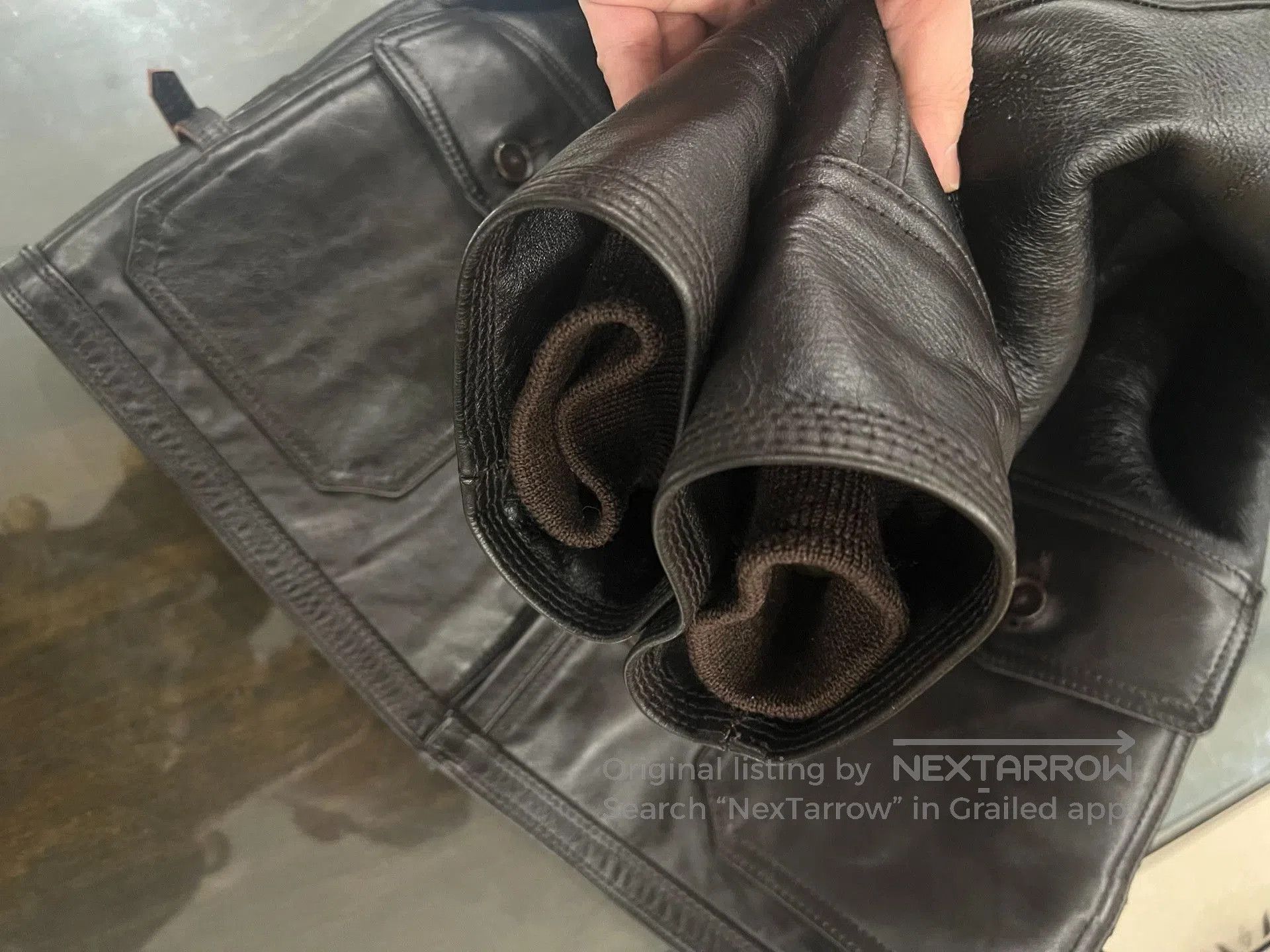 Aero Leathers AERO Shearling Leather Jacket Size 42. Size US XS / EU 42 / 0 - 7 Thumbnail
