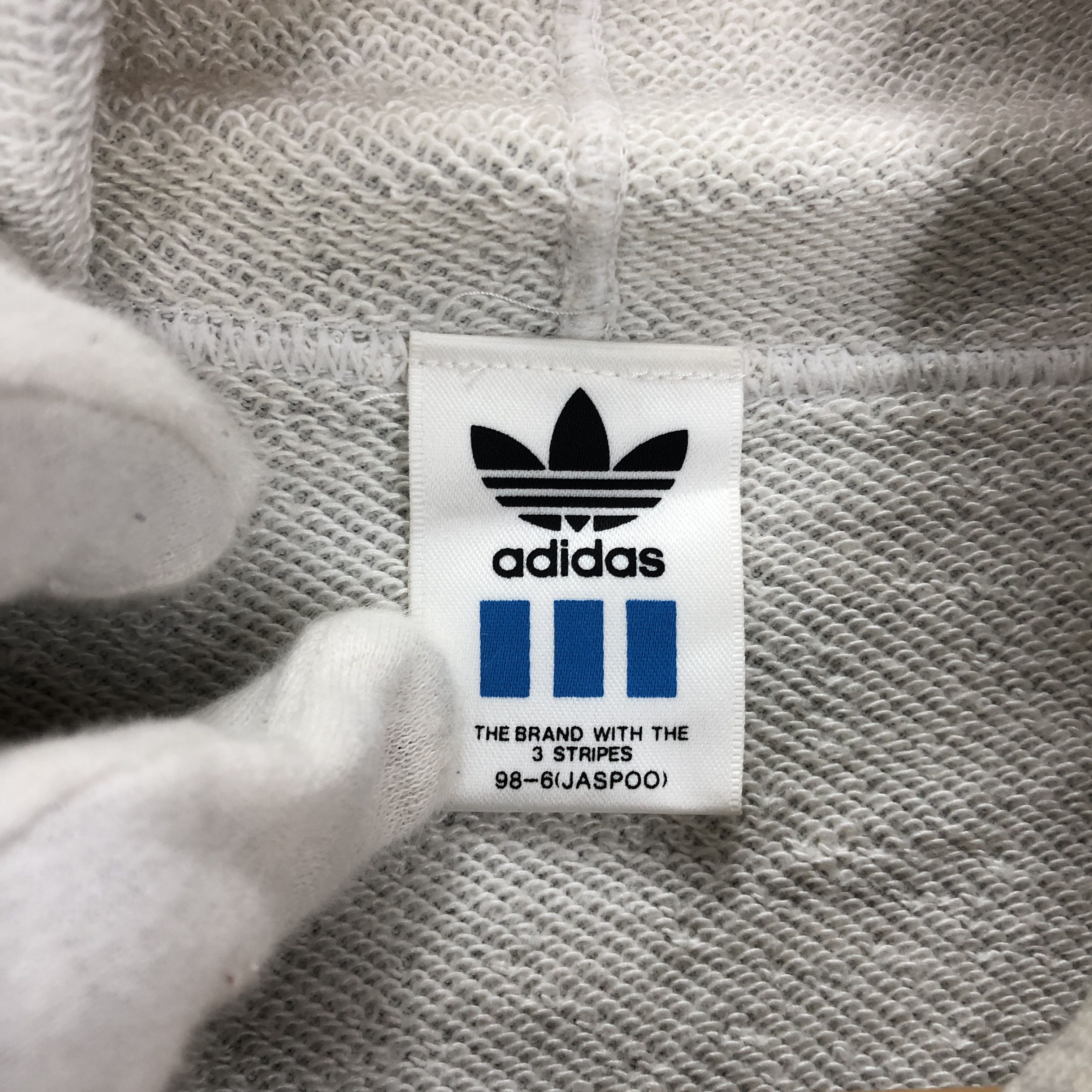 Adidas Vintage ADIDAS TRIFOIL Nice Design Hoodie #1606/02 Size US L / EU 52-54 / 3 - 8 Thumbnail