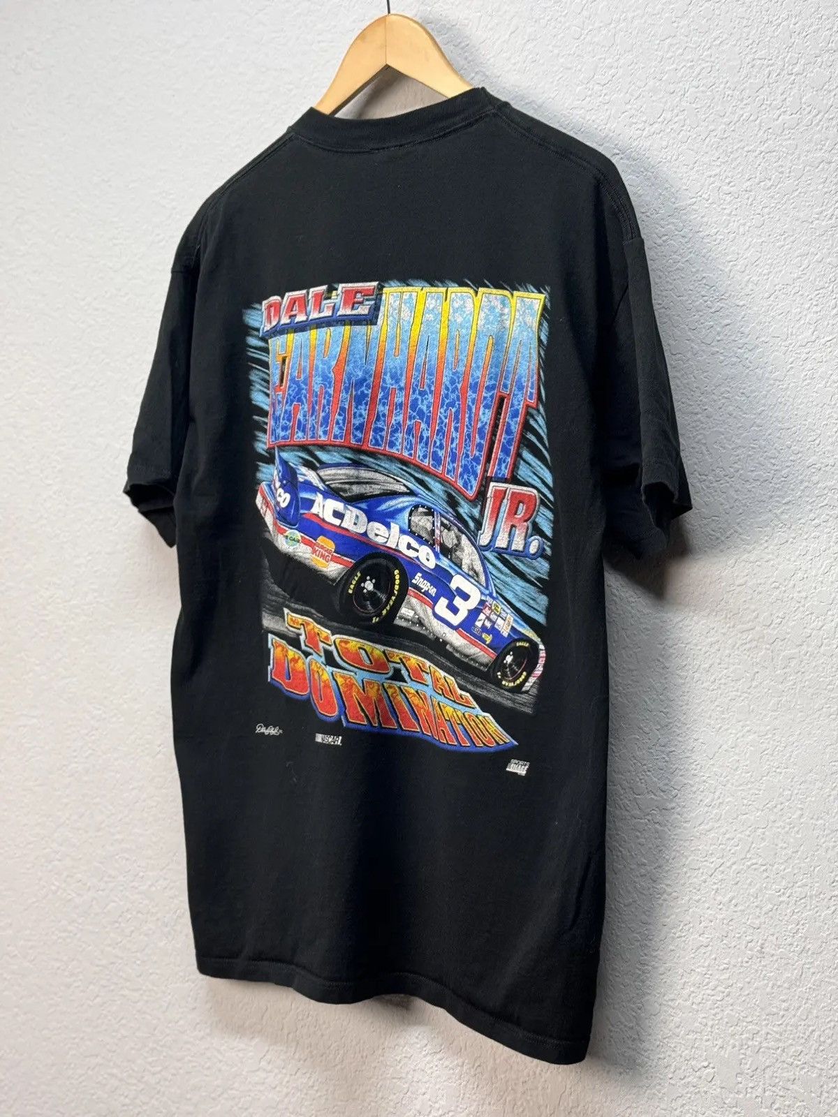 Band Tees × NASCAR × Vintage Vtg Vintage Dale Earnhardt Jr Total Domination 1998 Nascar Size US L / EU 52-54 / 3 - 8 Thumbnail