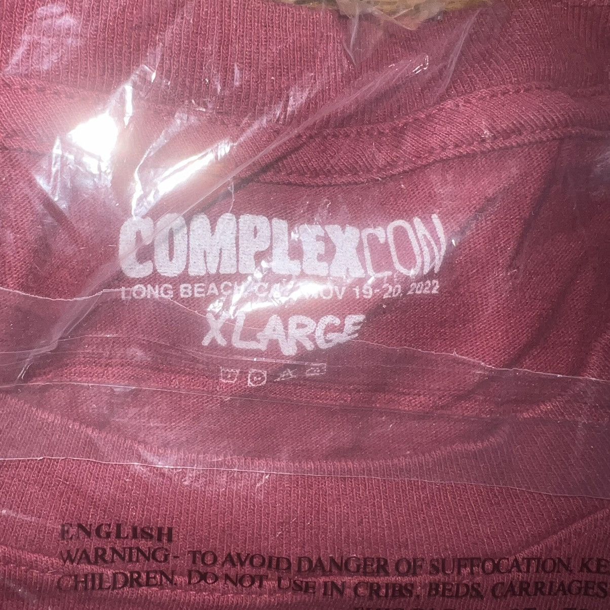 Complex Complexcon Verdy Tee Burgundy Size XL Size US XL / EU 56 / 4 - 3 Thumbnail