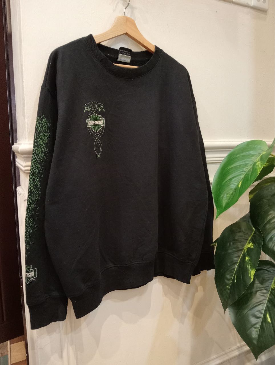 Harley Davidson VINTAGE HARLEY DAVIDSON 2013 H-D BRUNSWICK AUS SWEATSHIRT Size US L / EU 52-54 / 3 - 3 Thumbnail