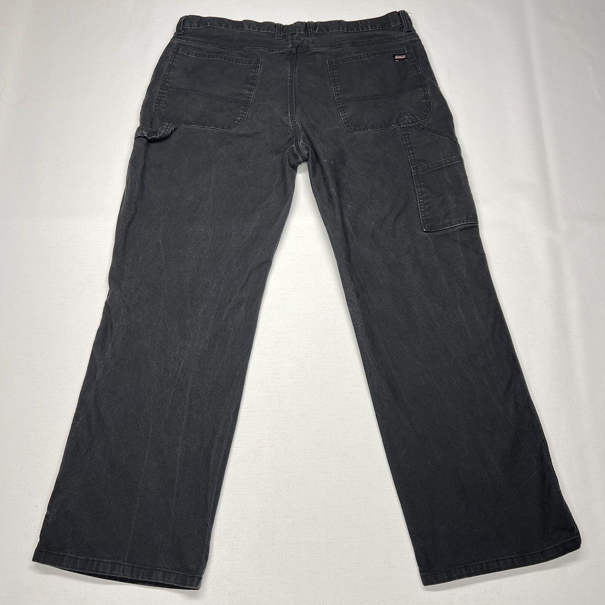 Dickies × Vintage VTG Dickies Pants Black Carpenter Straight Worn Workwear Size US 38 / EU 54 - 13 Thumbnail