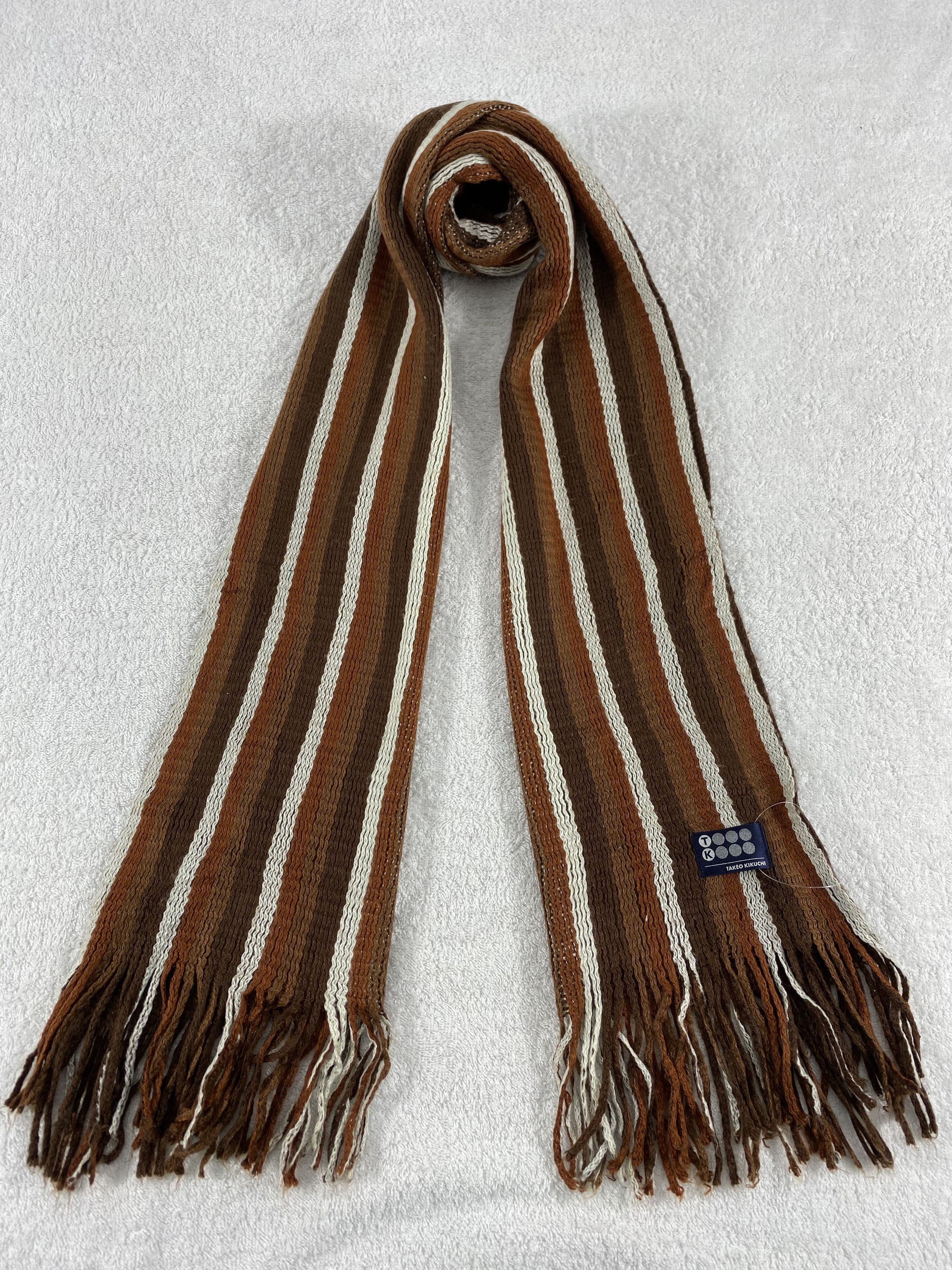 Takeo Kikuchi Vintage Takeo Kikuchi Scarf/Muffler/Neckwear MF691 Size ONE SIZE - 1 Thumbnail