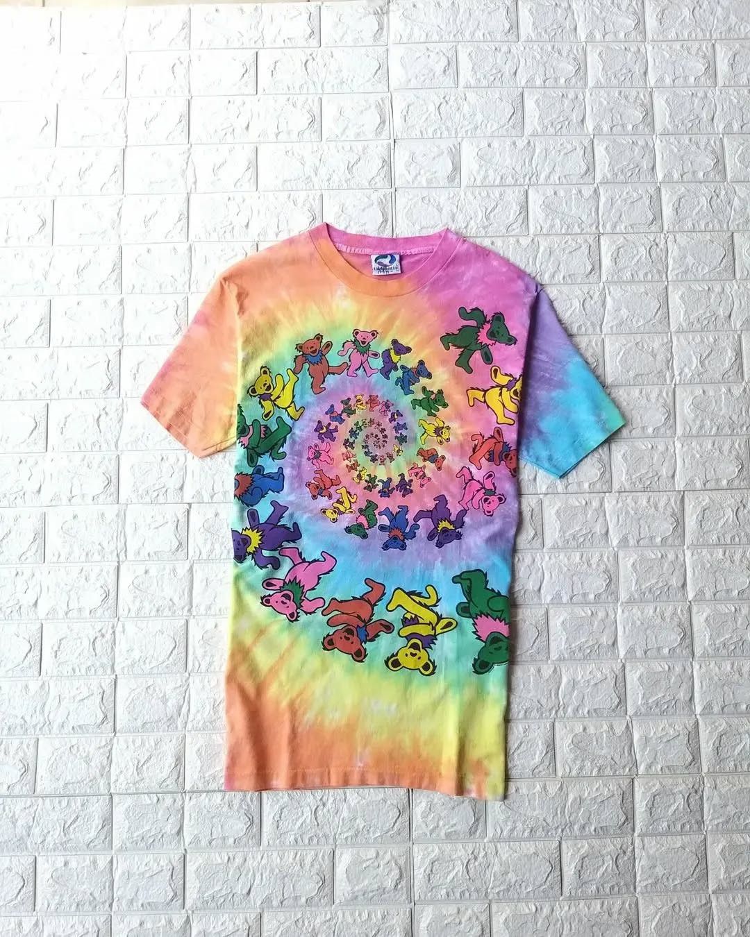 Liquid Blue Liquid Blue 80s Grateful Dead Tie Dye Dancing Bear Spiral Size US M / EU 48-50 / 2 - 1 Thumbnail