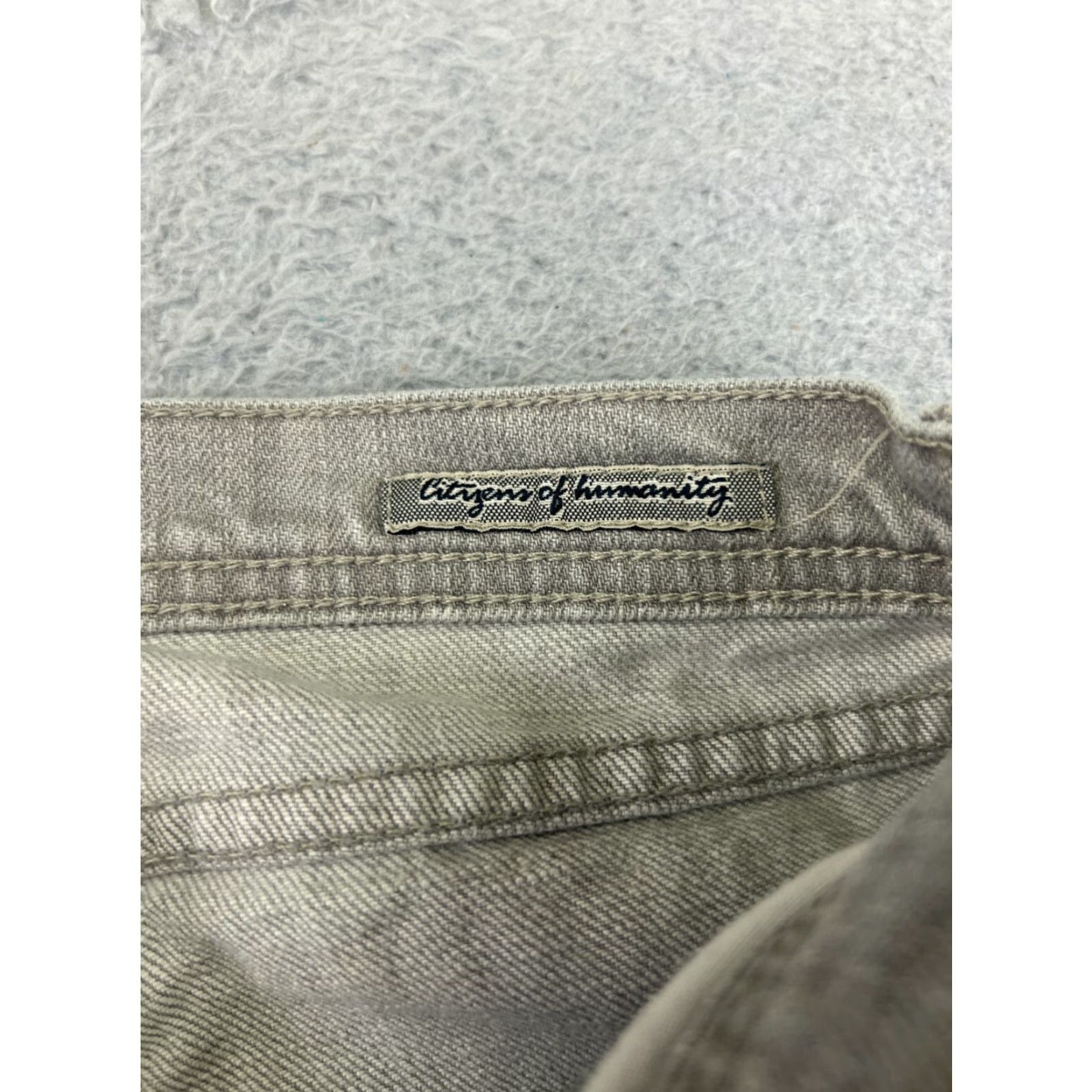 Citizens Of Humanity Citizens of Humanity Ingrid Jeans Women 29 Gray Denim Ankle Skinny 5-Pocket Distressed Modern American Western Cigarettes? Size 29" - 7 Thumbnail