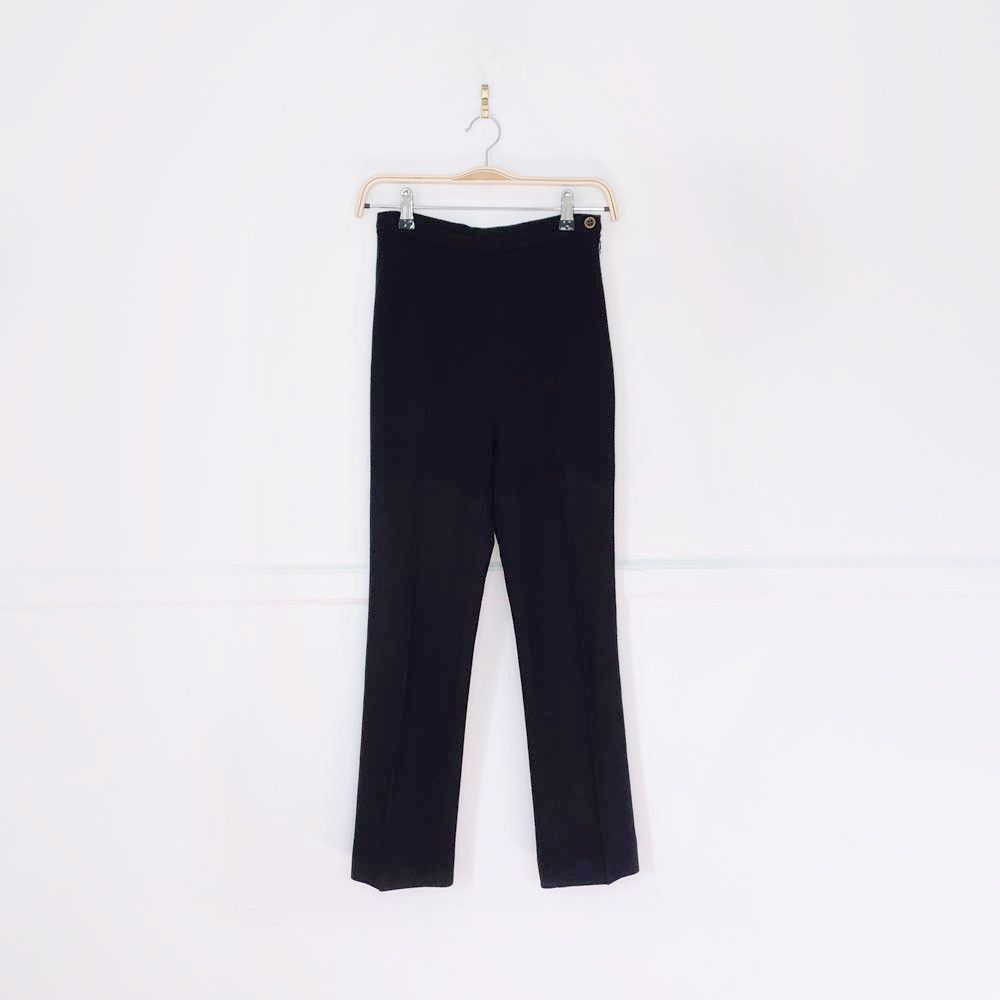 Dolce & Gabbana vintage 00s dolce & gabbana wool-blend knit pant Size 26" / US 2 / IT 38 - 1 Thumbnail
