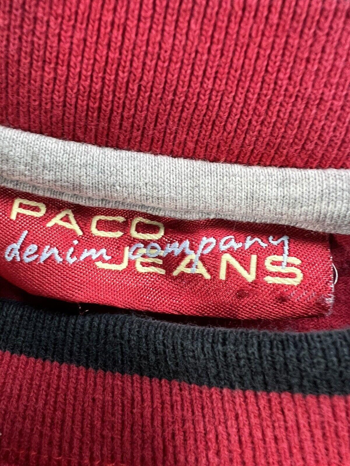 Designer Rare Paco jeans- Scorpion Red T Shirt Adult Medium, #TG Size US M / EU 48-50 / 2 - 3 Thumbnail