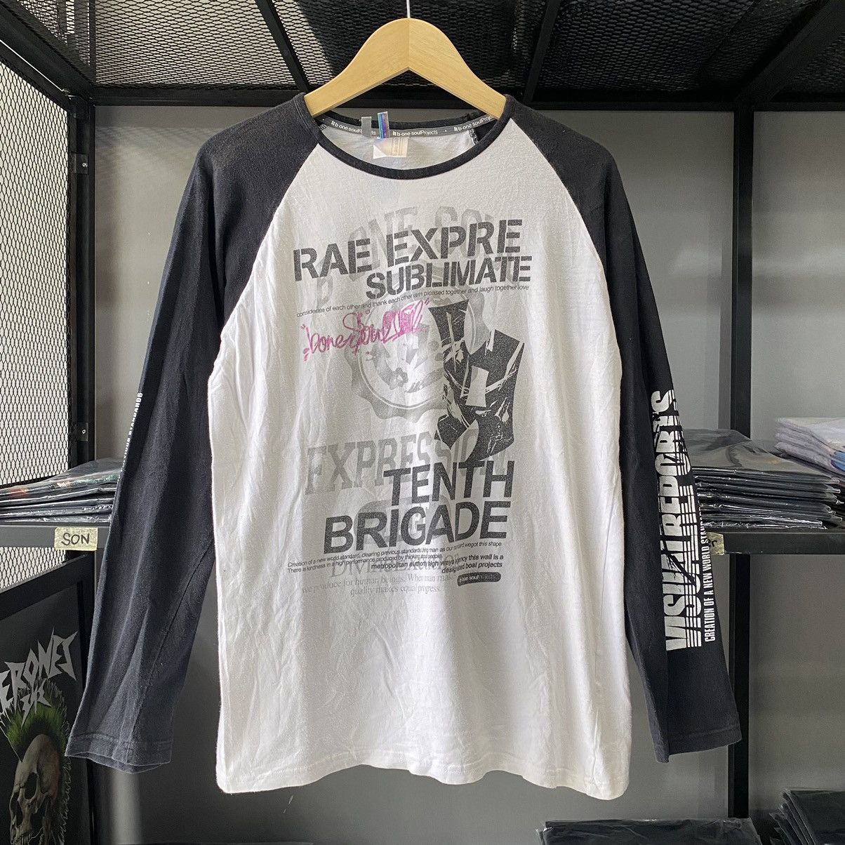 Japanese Brand × Vintage 🔥BUNDLE DEAL SPECIAL🔥 B-One Soul Raglan Long Sleeve Size US XL / EU 56 / 4 - 1 Thumbnail