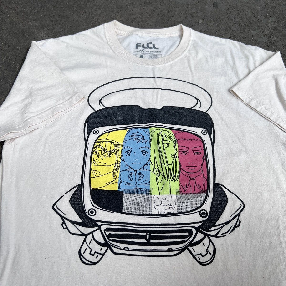 FLCL Anime FOOLY COOLY Promo Tee Size M