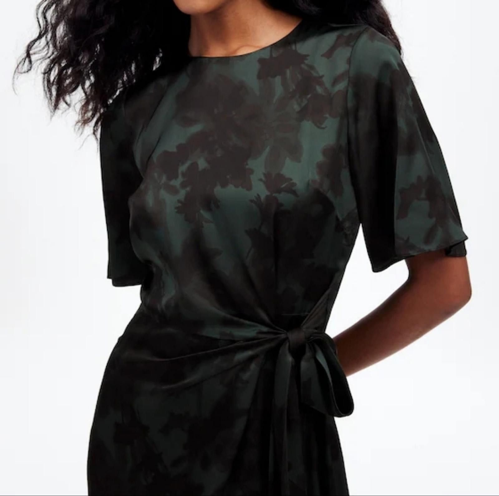 Madewell NWT Madewell Tie-Waist Midi Dress in Floral Size XXS / US 00 / IT 34 - 6 Thumbnail