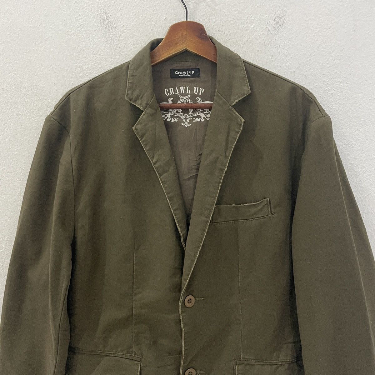 Japanese Brand Vintage Crawl Up Workwear Button Ups Jacket Size US M / EU 48-50 / 2 - 4 Thumbnail
