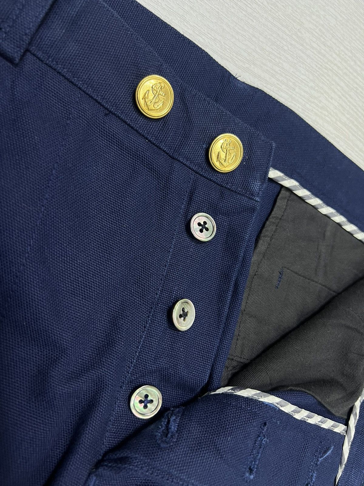 Thom Browne Thom Browne - Quad Stripe Canvas Woven Trouser Size US 30 / EU 46 - 5 Thumbnail