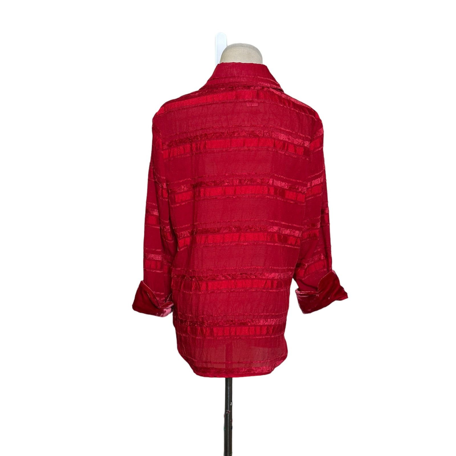 Coldwater Creek Coldwater Creek 3/4 sleeves button boxy shirt size Small Size S / US 4 / IT 40 - 2 Thumbnail