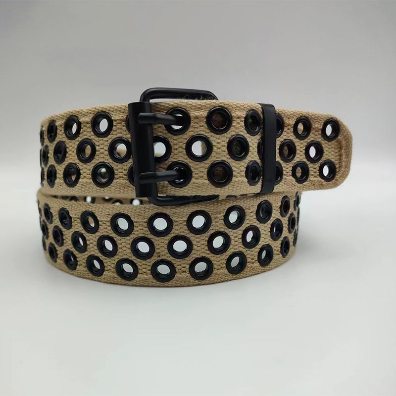 VIBE Crazy Vintage Belt Riveted Belts Menswear Accessories Size ONE SIZE - 4 Thumbnail