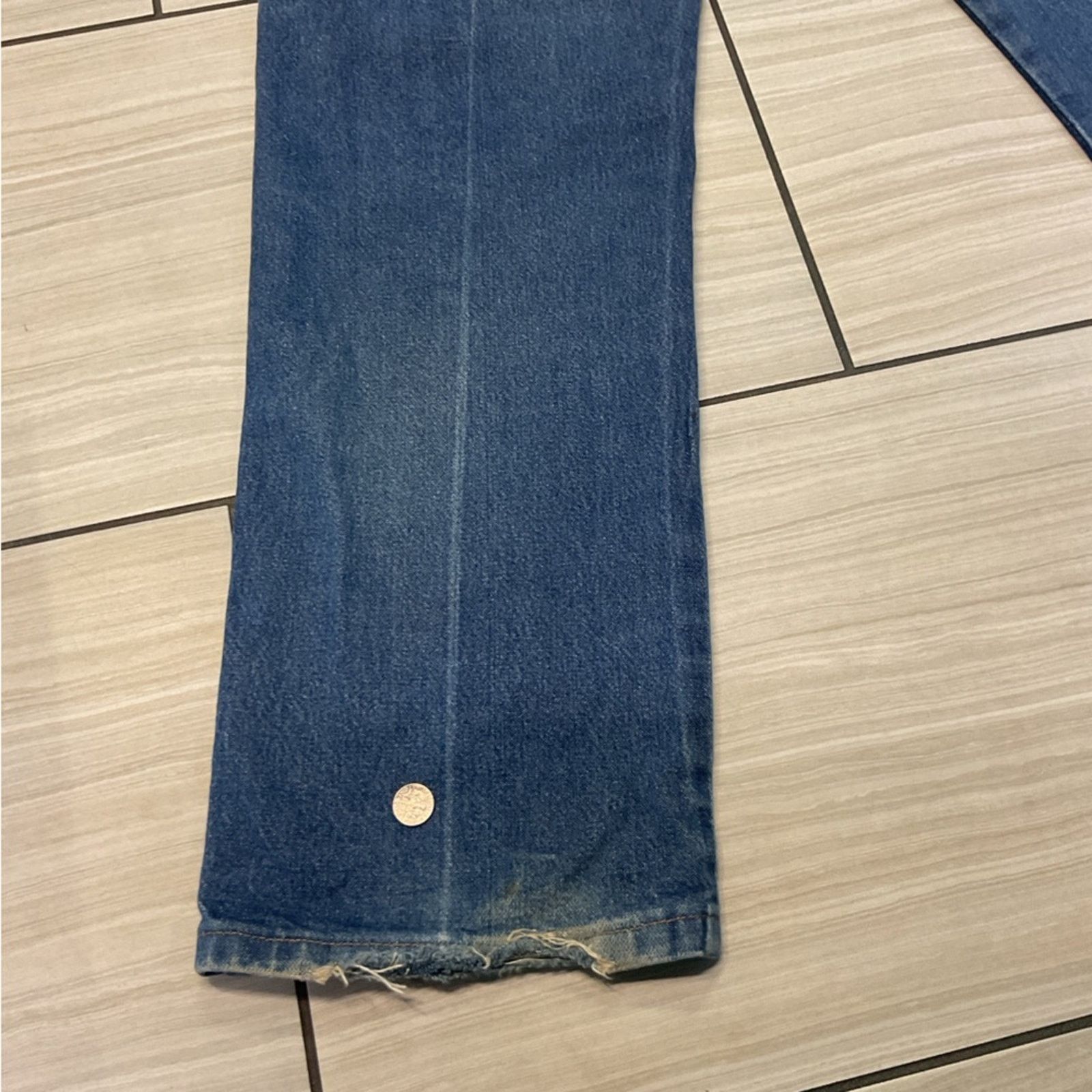 Wrangler Vintage 90s Wrangler Distressed Jeans Size US 40 / EU 56 - 10 Thumbnail