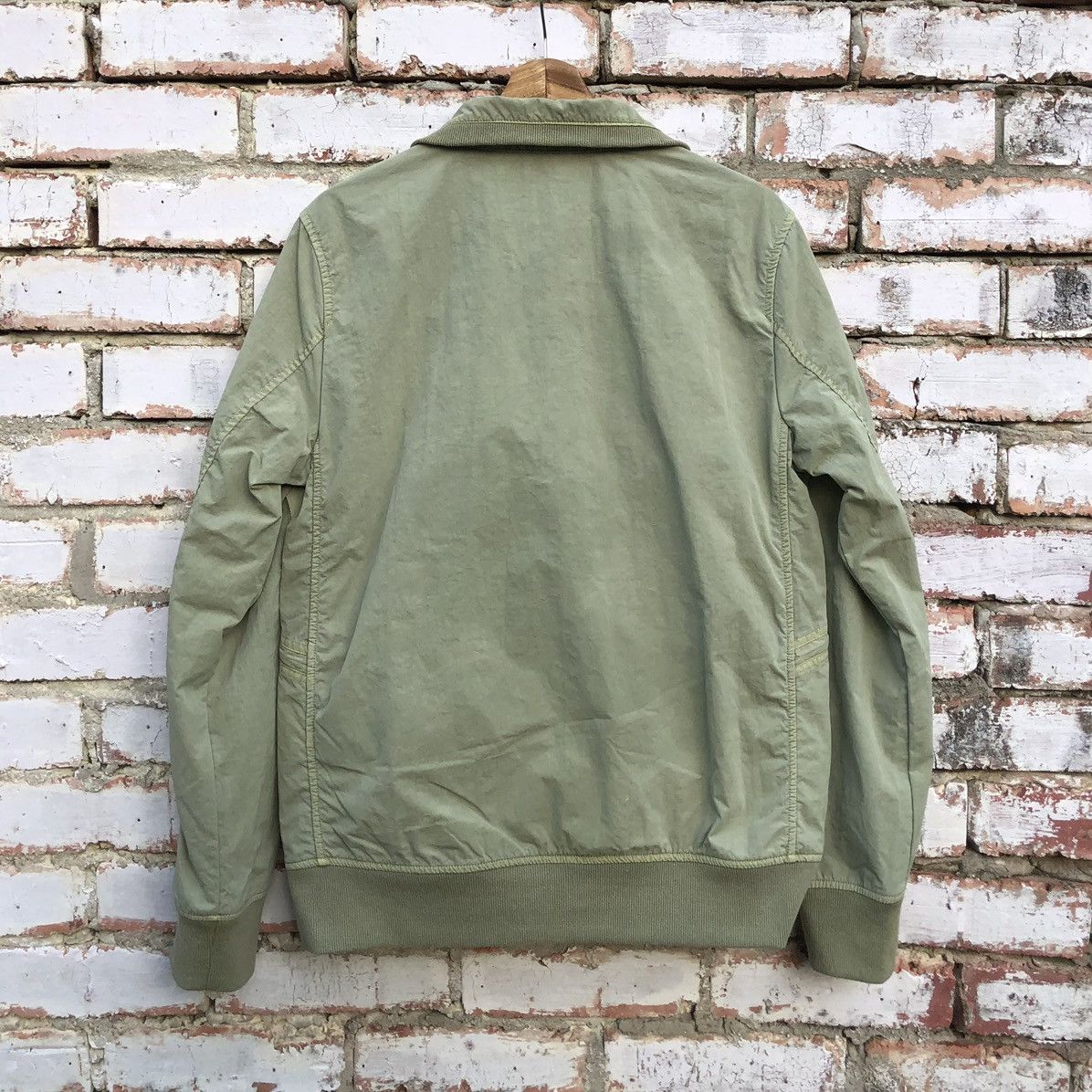 C.P. Company Vintage C.P. Company Light Green Chrome Bomber Jacket Size US L / EU 52-54 / 3 - 17 Thumbnail
