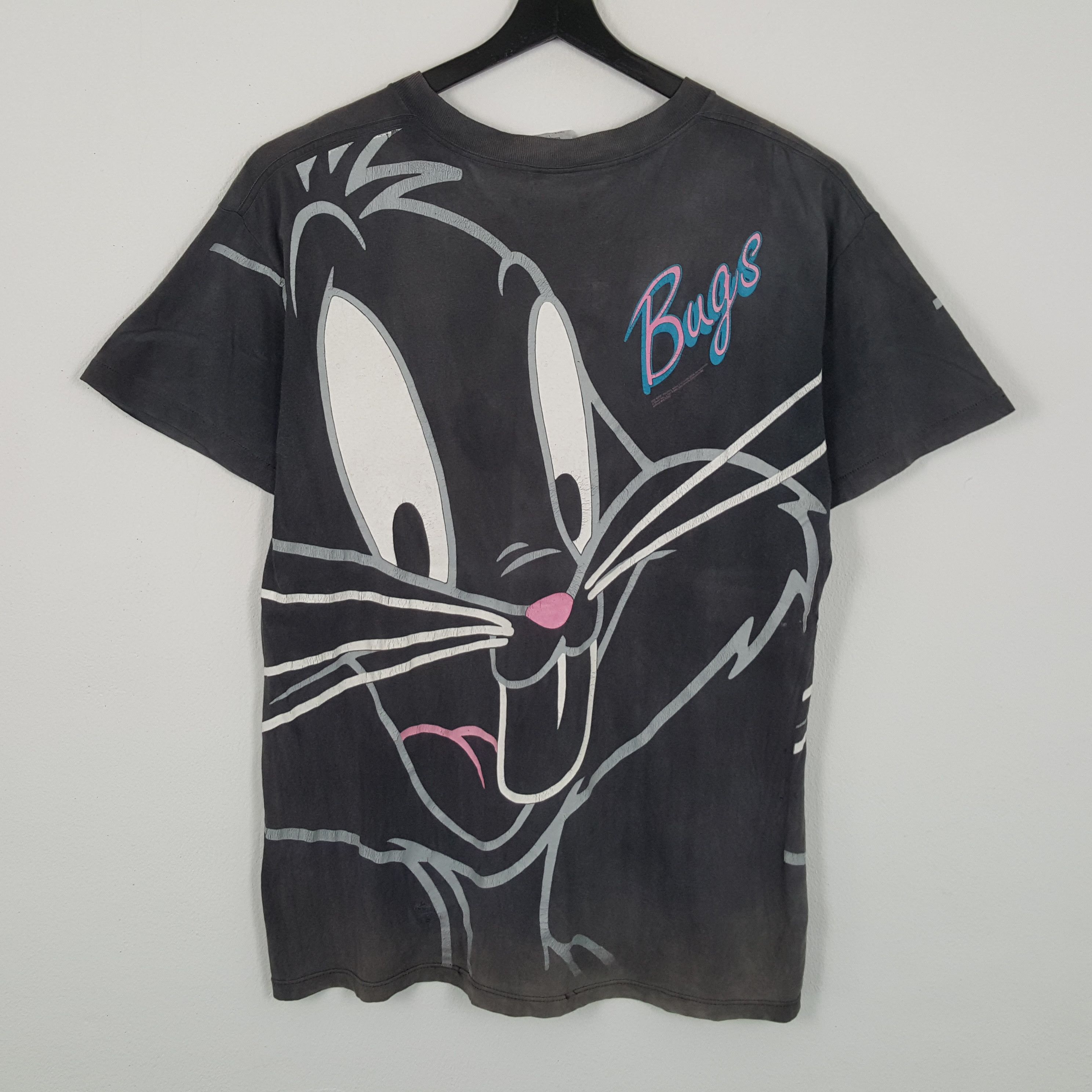 Cartoon Network × Vintage BUGS BUNNY Tshirt Vintage Big Print Cartoon Size US L / EU 52-54 / 3 - 3 Thumbnail