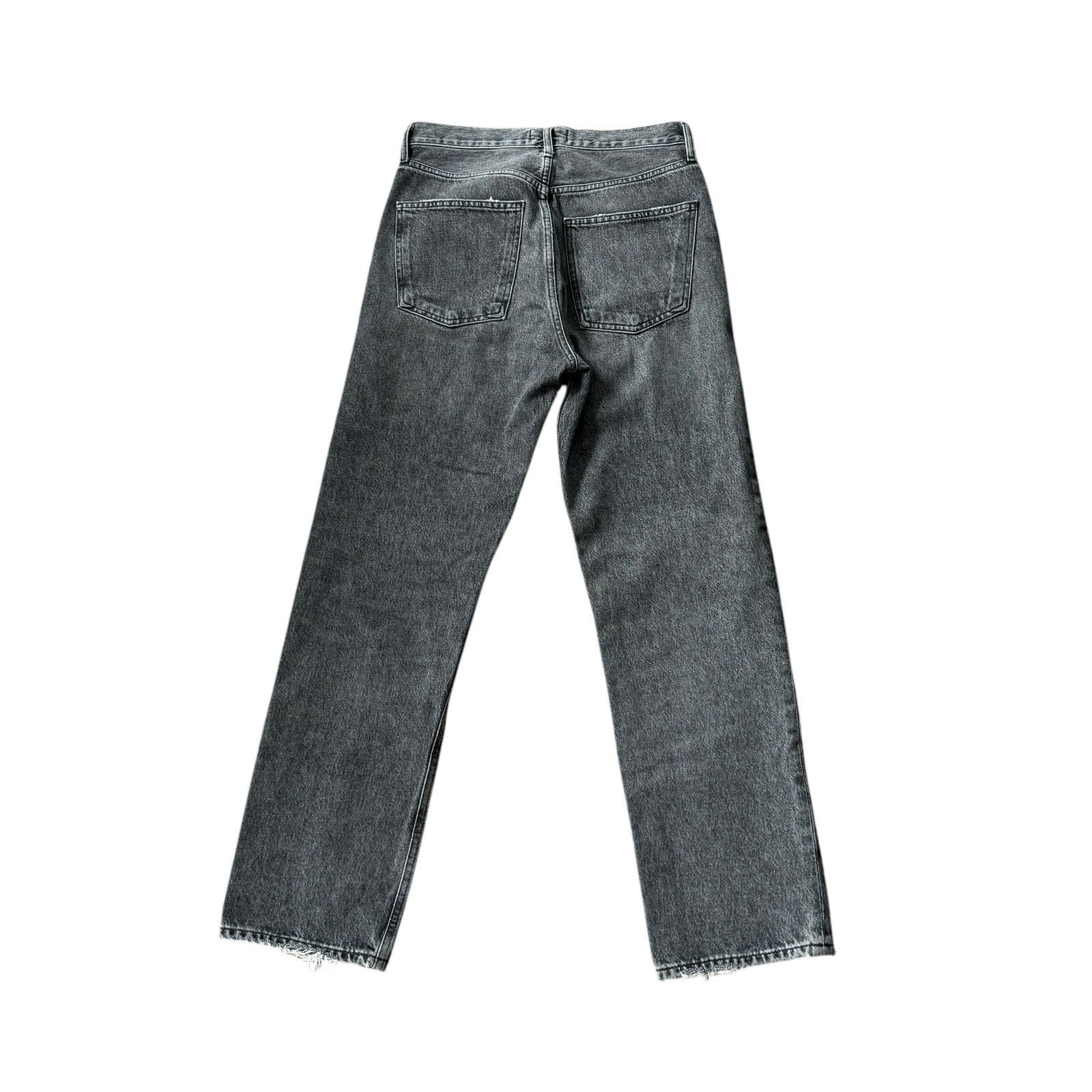 Agolde AGOLDE 90's Mid Rise Loose Jean Outline Wash Distressed Gray Size 25" / US 0 / IT 36 - 3 Thumbnail
