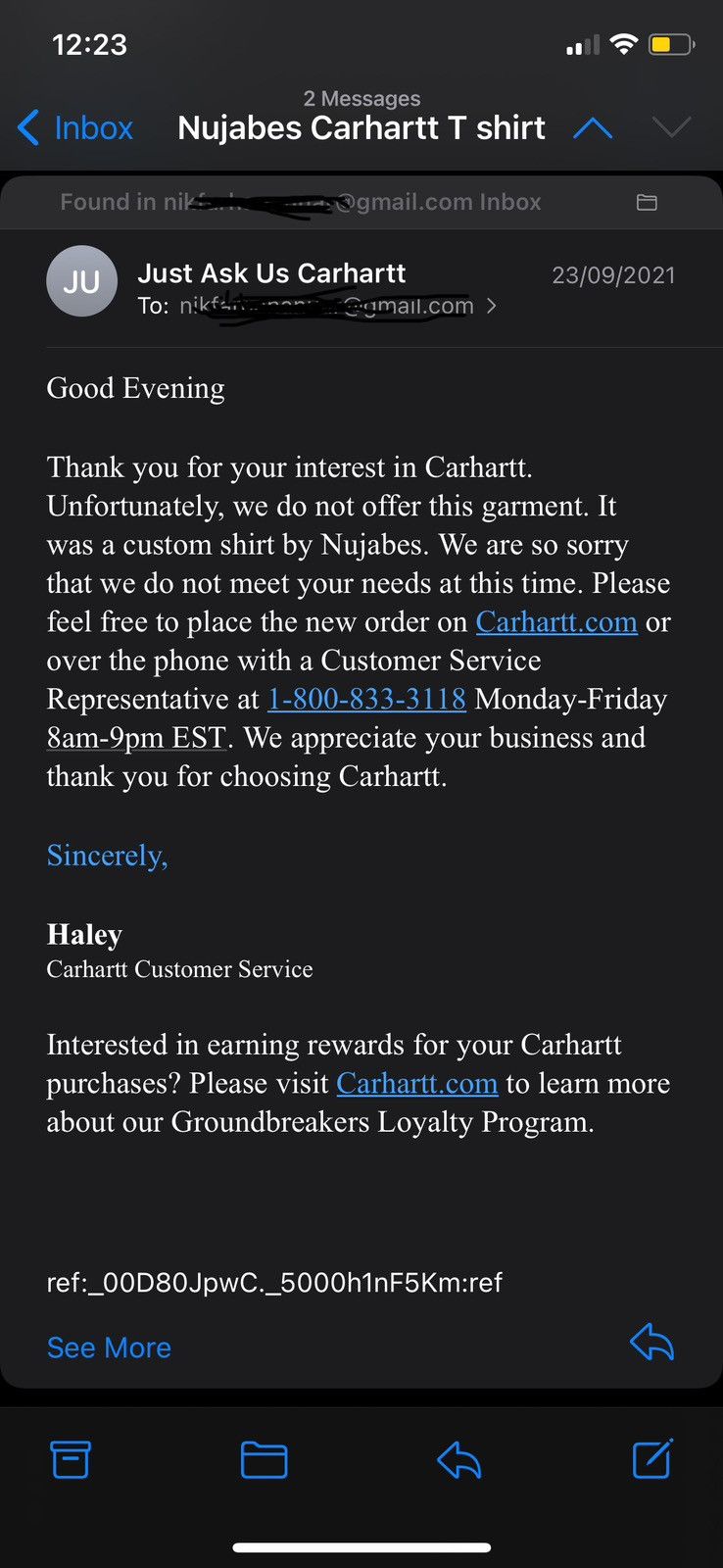 Carhartt Super Rare Piece. Carhartt Nujabes Metaphorical Music 2003 Size US M / EU 48-50 / 2 - 11 Thumbnail