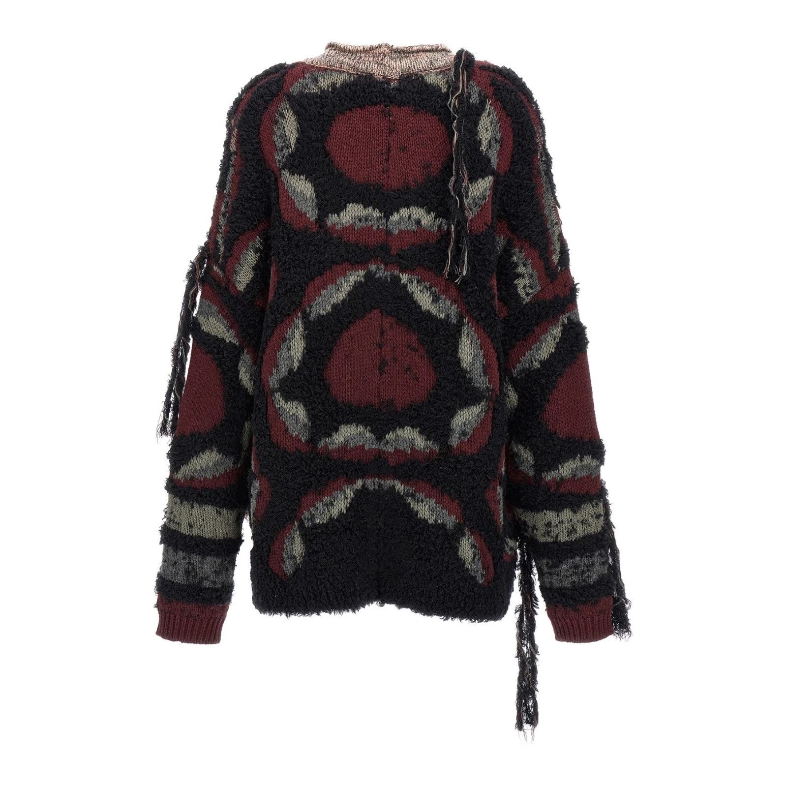 Etro ETRO Multicolor Fringed Oversize Cardigan New & Authentic (W Size S / US 4 / IT 40 - 2 Thumbnail
