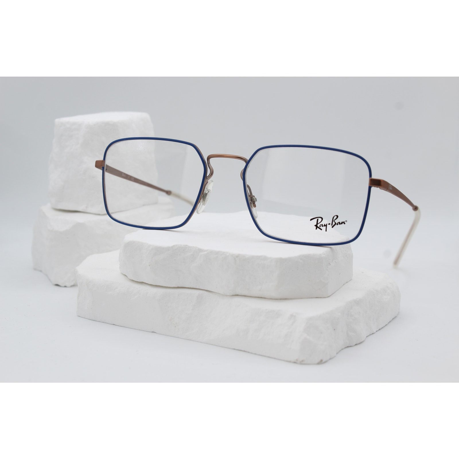 RayBan Ray-Ban RB6440 3053 Blue Metal Eyeglasses New Without Tags Size ONE SIZE - 1 Thumbnail