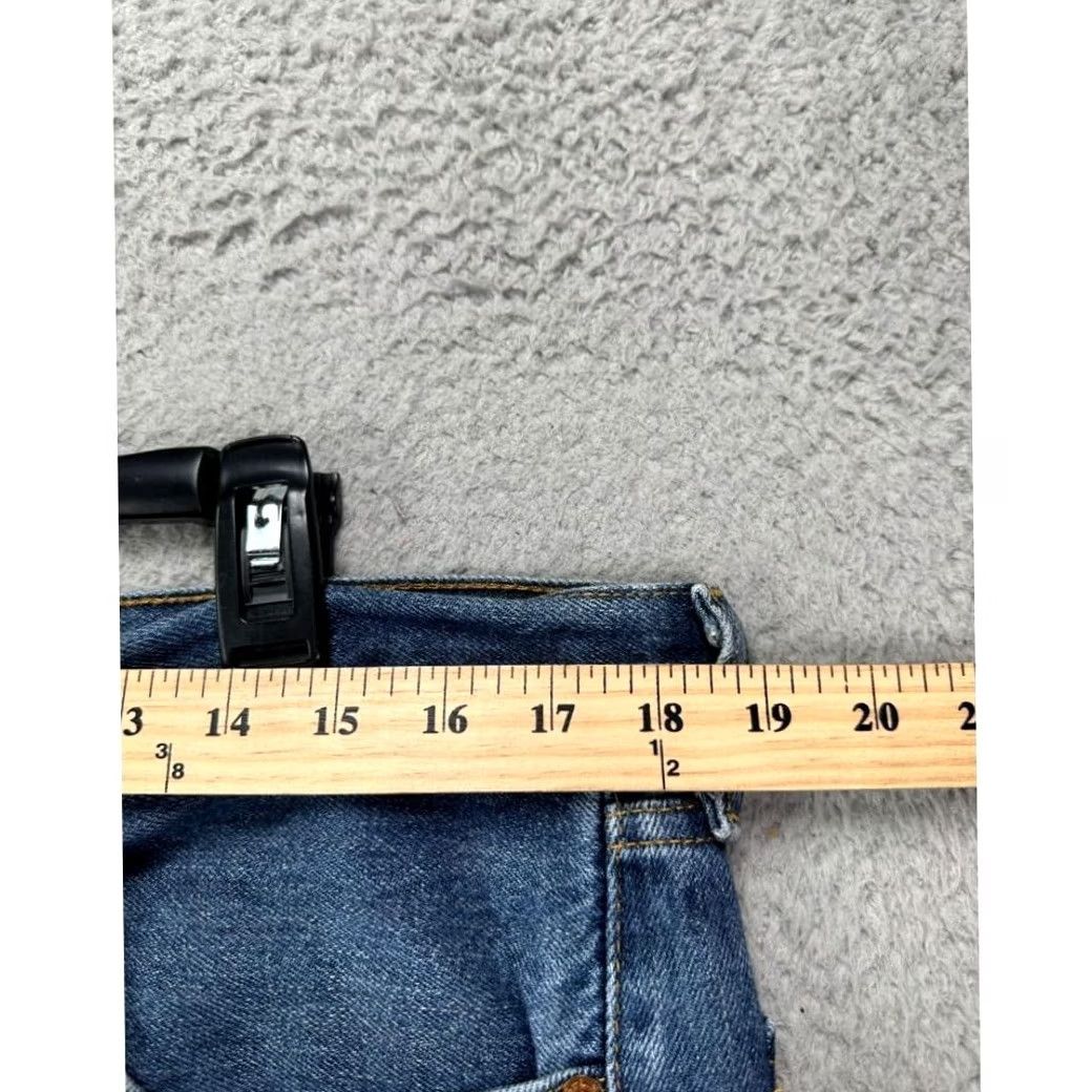 Levi's Levi's 505 Jeans Mens 36X32 Blue Regular Fit Straight Denim Pants Red Tab Pocket Size US 36 / EU 52 - 5 Thumbnail
