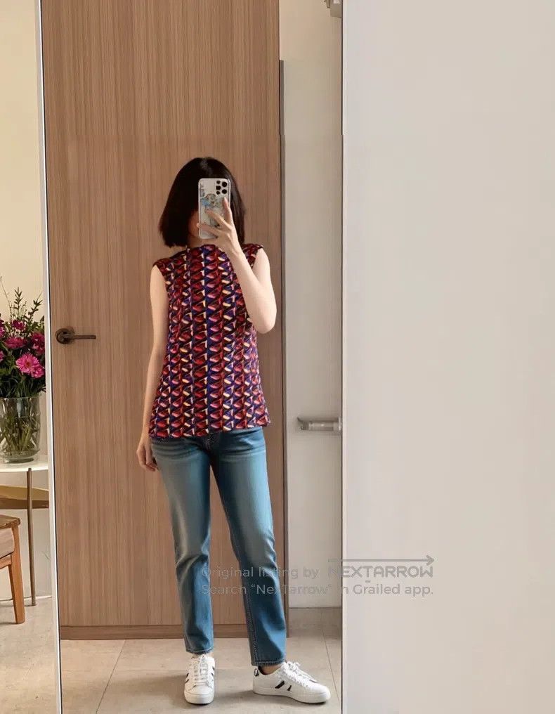Issey Miyake Issey Miyake Women's Tank Top Size L / US 10 / IT 46 - 4 Thumbnail