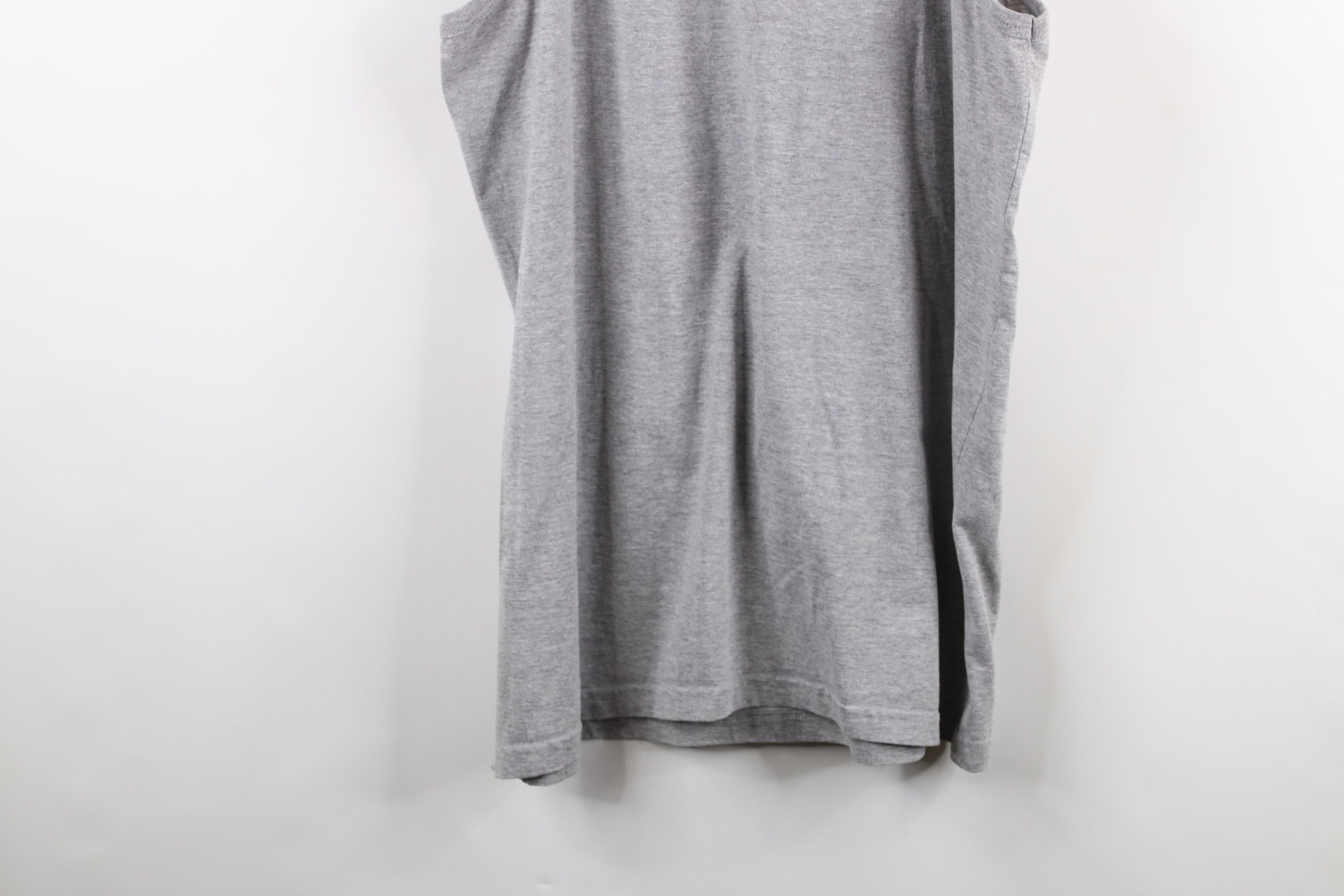 Vintage Vintage 90s Streetwear Blank Tank Top T-Shirt Heather Gray Size US XL / EU 56 / 4 - 10 Thumbnail