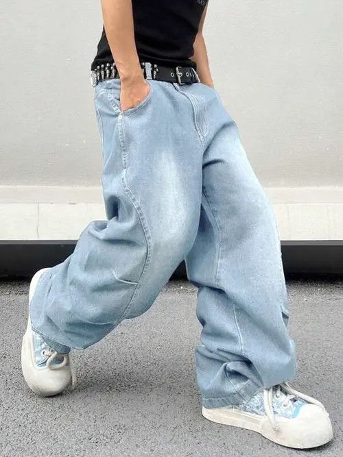 Japanese Brand × Vintage Washed Baggy Denim Jeans Straight Leg Size US 32 / EU 48 - 1 Thumbnail