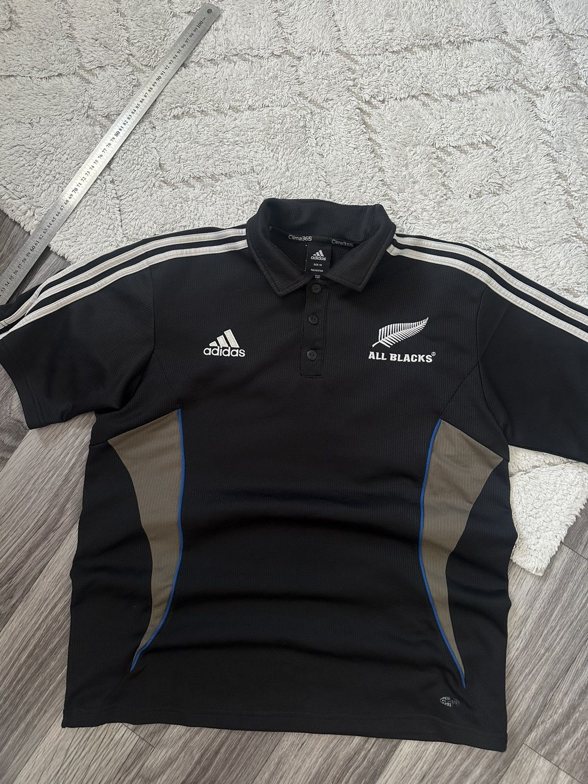 Adidas Adidas Vintage 00’s All Blacks New Zealand Jersey T shirt Size US M / EU 48-50 / 2 - 1 Thumbnail